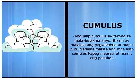 Uri ng Ulap (Types of Clouds) - YouTube