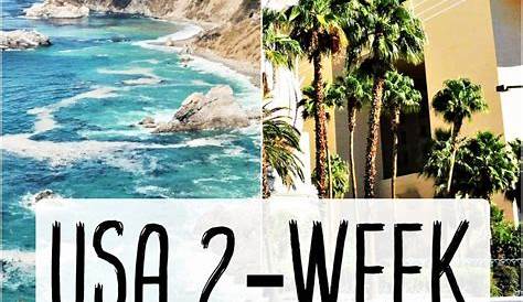 USA West Coast itinerary 2 weeks