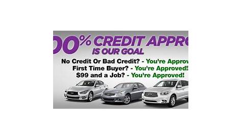 Used Cars for bad credit. Auto financing for scores under 500