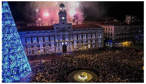 Las 12 uvas en la Puerta del Sol