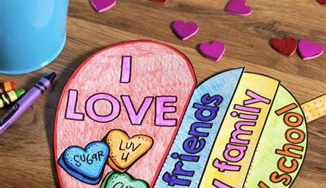 This Valentine's art project for elementary school students is the
