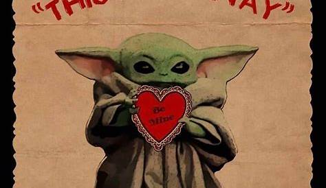 Get Baby Yoda Svg Valentine PSD Free Premium SVG File
