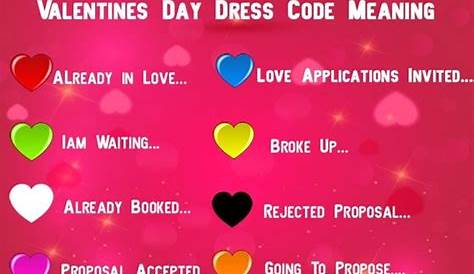 Valentine's Day Dress Colour