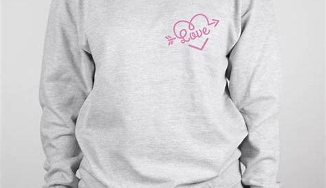 Valentine's Day Embroidered Sweatshirt