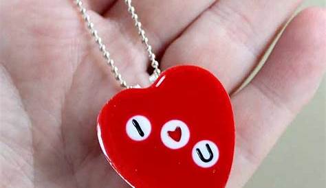 Valentine's Day Necklace with Letter Beads Resin Crafts Blog