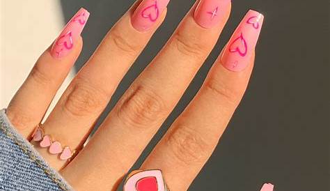 Valentine's Day Nails Medium Length 100 Best Valentine`s Nail Designs Ideas You