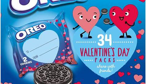 Nabisco Oreo Valentine's Day Chocolate Sandwich Cookies Packs, 0.78 Oz
