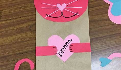 Valentine's Day Paper Bag Decoration Owl Valentines Kindergarten Valentines Valentines