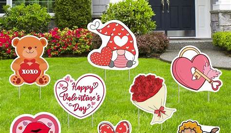 Valentine's Day Yard Signs
