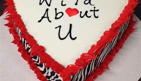 Valentine's Day Zebra Cakes