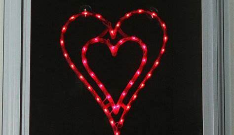 Valentine's Lighted Window Decorations 20+ Day Lights For S
