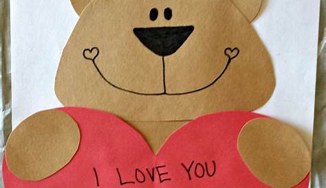 Valentine Bear Craft Paper Plate Creative Family Fun