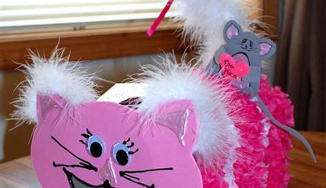 Valentine Box Decorated Like A Cat How To Mke Pete The Ct