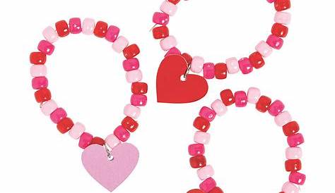Valentine Bracelet Craft Beads Scrumdilly Do! Make Beaded S