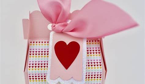 Valentine Candy Box Craft Super Cute Diy Gift Red & Pink