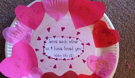 Valentine Card Craft Childrens Church Sunday School Day Christian S