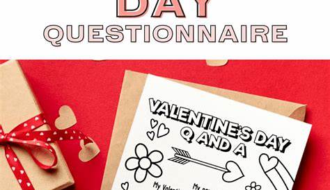 Valentine Day Table Questionaire 's Questionnaire Free Prin For Kids The Super Mom Life