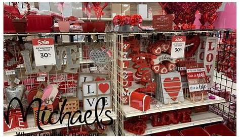 Valentine Decor At Michaels 💘 New Day 💘 Youtube