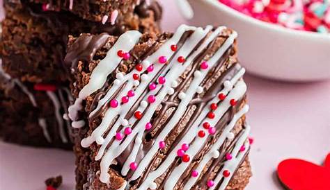 Valentine Decorating Ideas For Brownies And White Chocolate Chips 20 Best 's