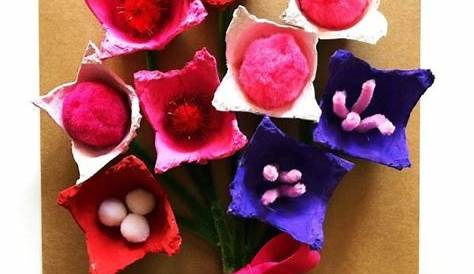 Valentine Egg Carton Craft Lollipop Flowers Dum Dums Are A Go To Allergy