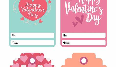 Valentine Gift Tags Printable