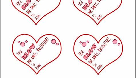 Valentine's Day Free Printable Labels for gifts. Oh My Fiesta! in