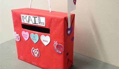 Valentine Mailbox Craft Diy Made From A Paper Bag For Kids