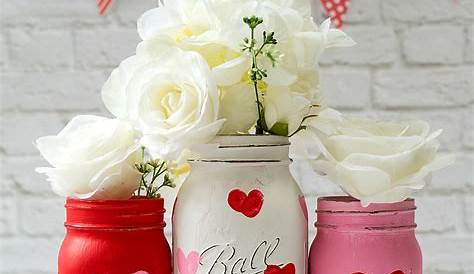 Valentine Mason Jar Diy Trenduhome Trends Home Decor Ideas For You Crafts