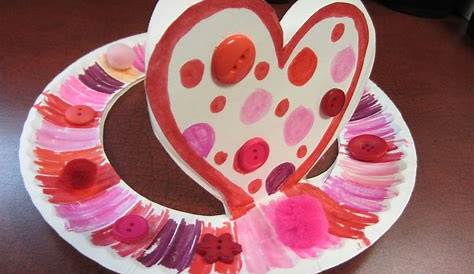 Valentine Paper Plate Crafts List Of Easy 's Day For Kids Crafty Morning