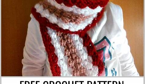 Valentine Scarf Crochet Pattern Easy For 's Day!