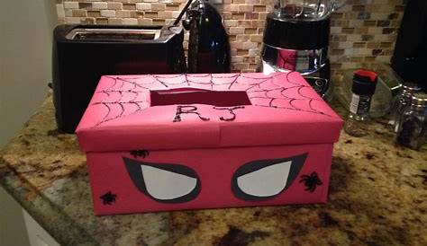 Valentine Shoe Box Decorating Ideas Spider Man Creating Fun 's Day