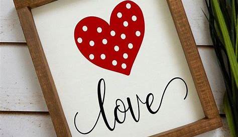 Easy 10Minute Valentine's Day Wall Art [and free templates
