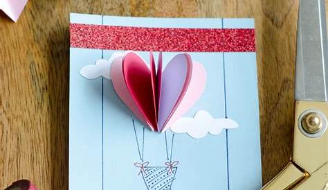 Valentines Card Diy Cut Through Lilly & Lemons Valentine's
