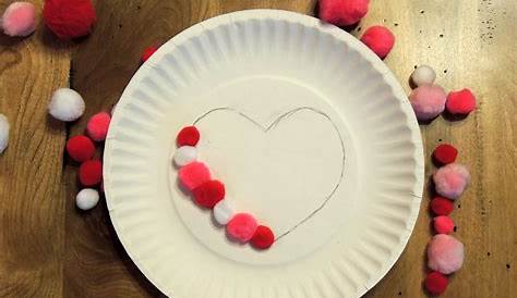 Valentines Craft With Paper Plates Valentine's Day Pizza Plate For Kids Tutorial