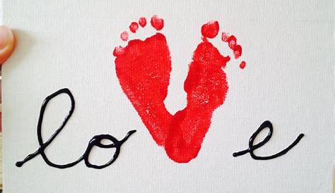 Valentines Day Baby Feet