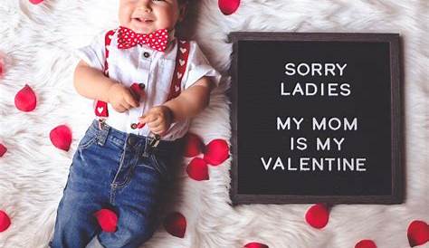 Valentine's Day crafts, gift idea, and photo with baby Valentine baby