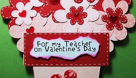Valentines Day Card For Teacher Diy 1 Valentine's With Sticker Greeting Hallmark