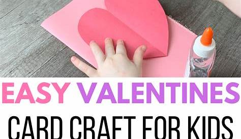 Valentines Day Crafts Cards For Toddlers Valentine Card Cute Simple Kids Homemade Valentine Handprint Craft