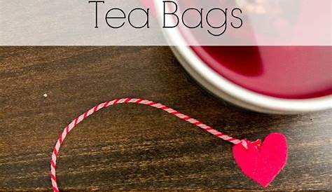 Valentines Day Diy Tea Bags Heart Shaped For Valentine's !