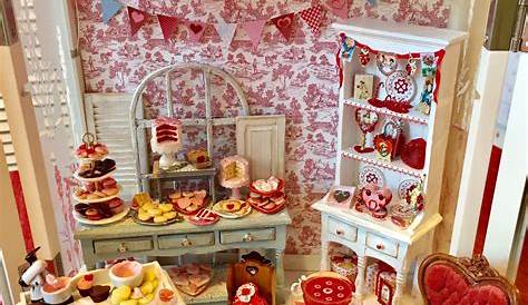 Dollhouse Miniature Valentines Day Vintage valentine crafts