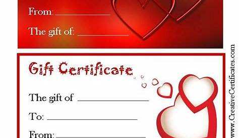 Valentines Day Gift Certificate Diy Valentine's Avon Beauty Rep Monica