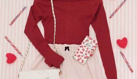 Lovely Heart ️ Pink Sweatshirt Kawaii fashion outfits, Kawaii clothes