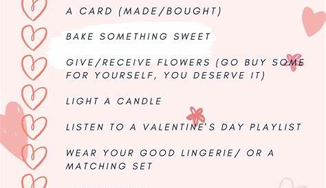 Valentines Day List