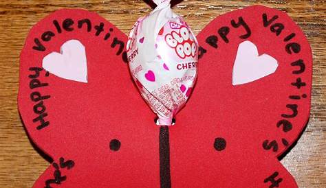 Valentines Day Lollipop Craft Pin On Gluedtomys Gluedtomys