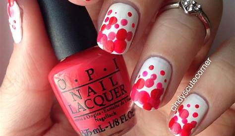 Valentines Day Nail Polish It's All About The Dotticure Valentine's Design
