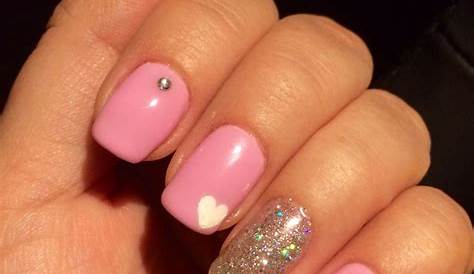Valentines Day Nails Gel My Hair And Pinterest