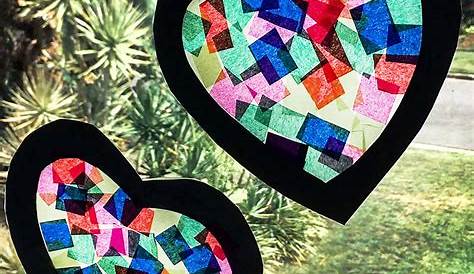 Valentines Day Stained Glass Craft Shannan Martin Writes Valentine's 2 "