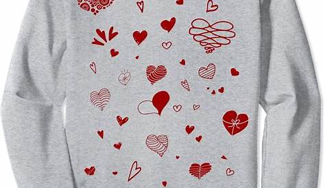 Valentines Day Sweatshirt Dress