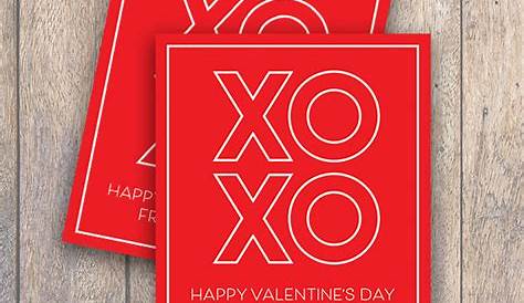 Valentines Day Xoxo Card