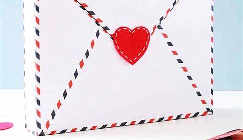 Valentines Decorated Envelope Diy Heart Card Step By Step Valentine Crafts Valentine